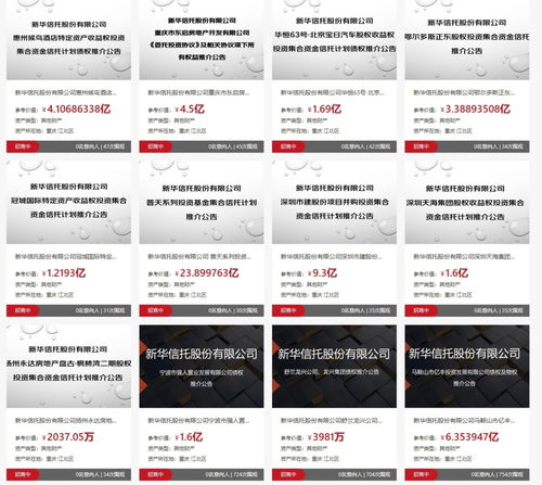新华信托第二批待处置资产已上线京东阿里,首批项目多数流拍